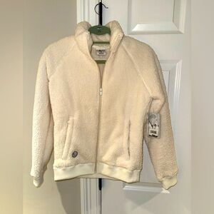 Goat USA Women's Cream Teddy Jacket nwt